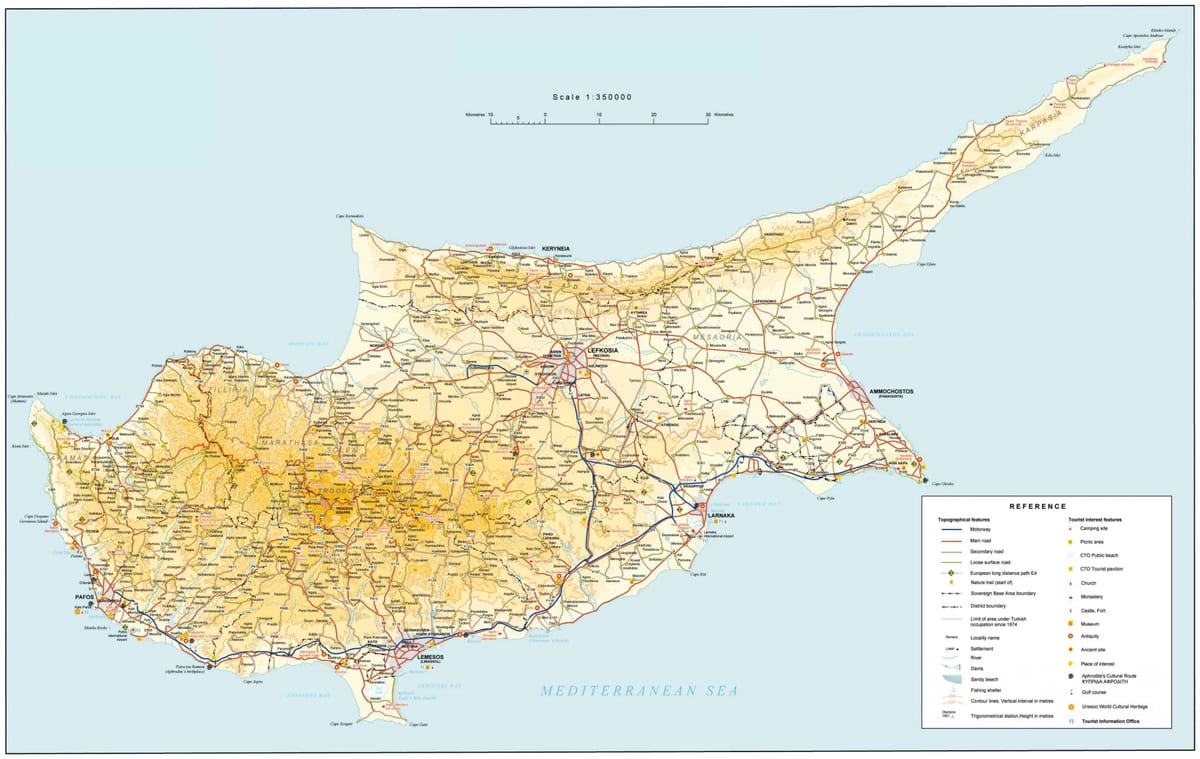 Mapa de e4 Chipre