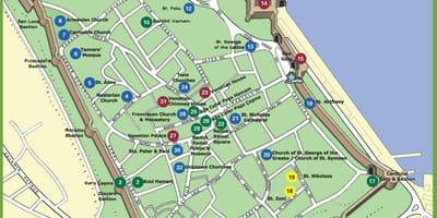 Mapa de famagusta, Chipre del norte